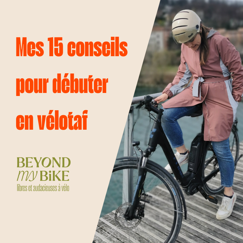 conseils pour débutante en vélotaf