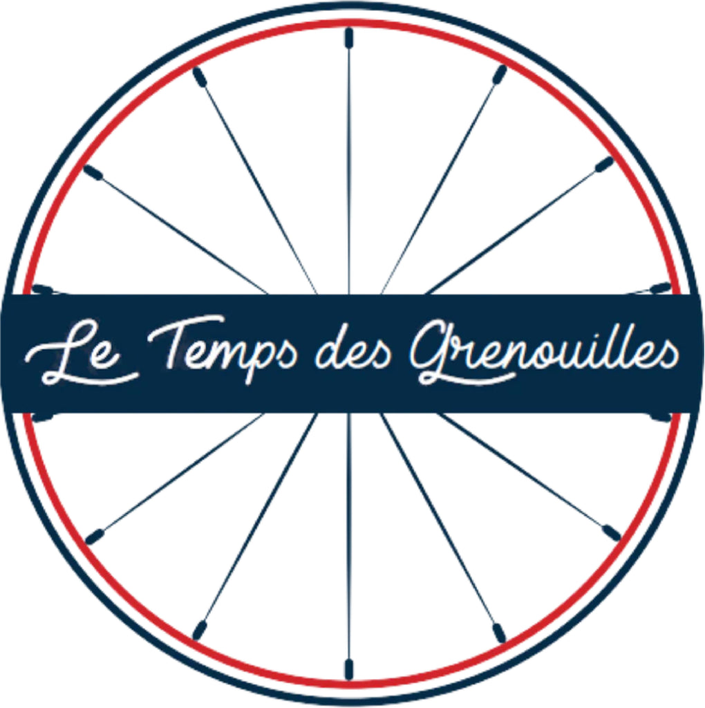 Logo de la marque de capes de pluie de vélo pour femmes Le Temps des Grenouilles