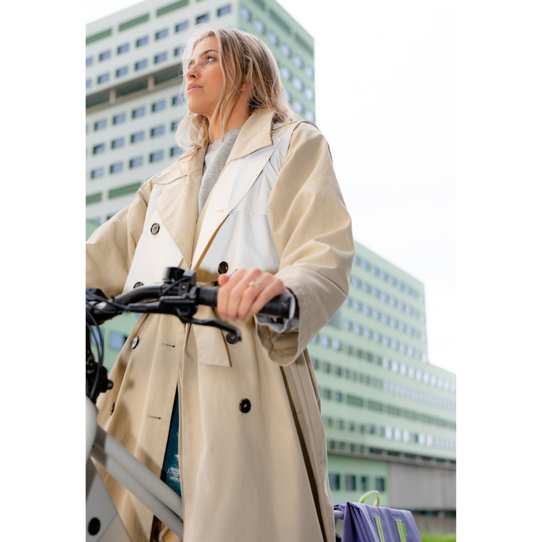 Veste courte réfléchissante pour cycliste urbaine Trench