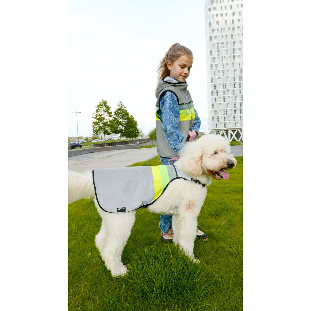 Gilet de visibilité réfléchissant fluorescent pour enfants North