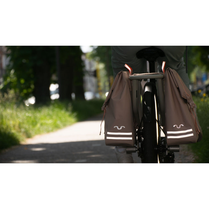 Sacoche Double Imperméable Pour Vélo Urbain - Leon