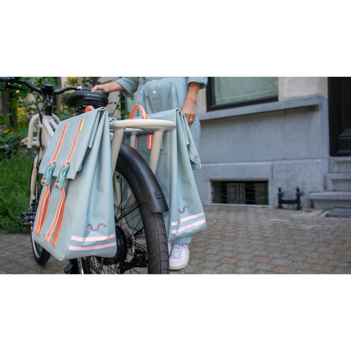 Sacoche Double Imperméable Pour Vélo Urbain - Leon