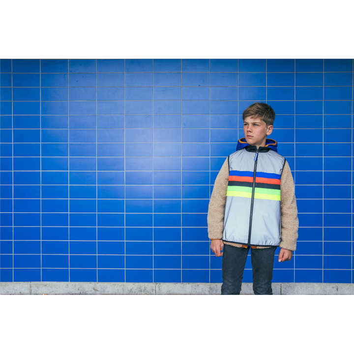 Gilet de visibilité réfléchissant et fluorescent pour enfants Julian