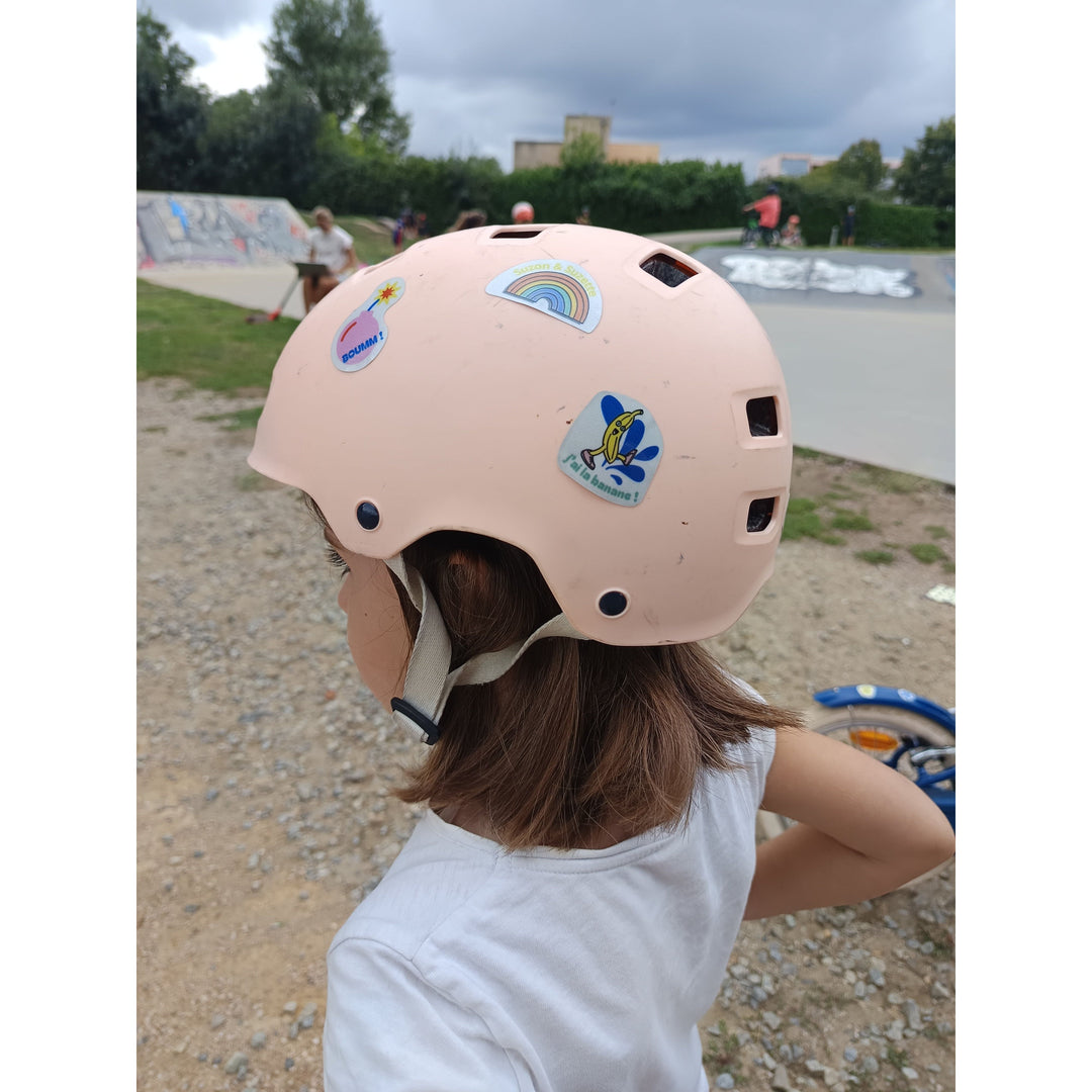 Stickers Enfants Autocollants Réfléchissants Pour Casque Et Vélo - Titouan