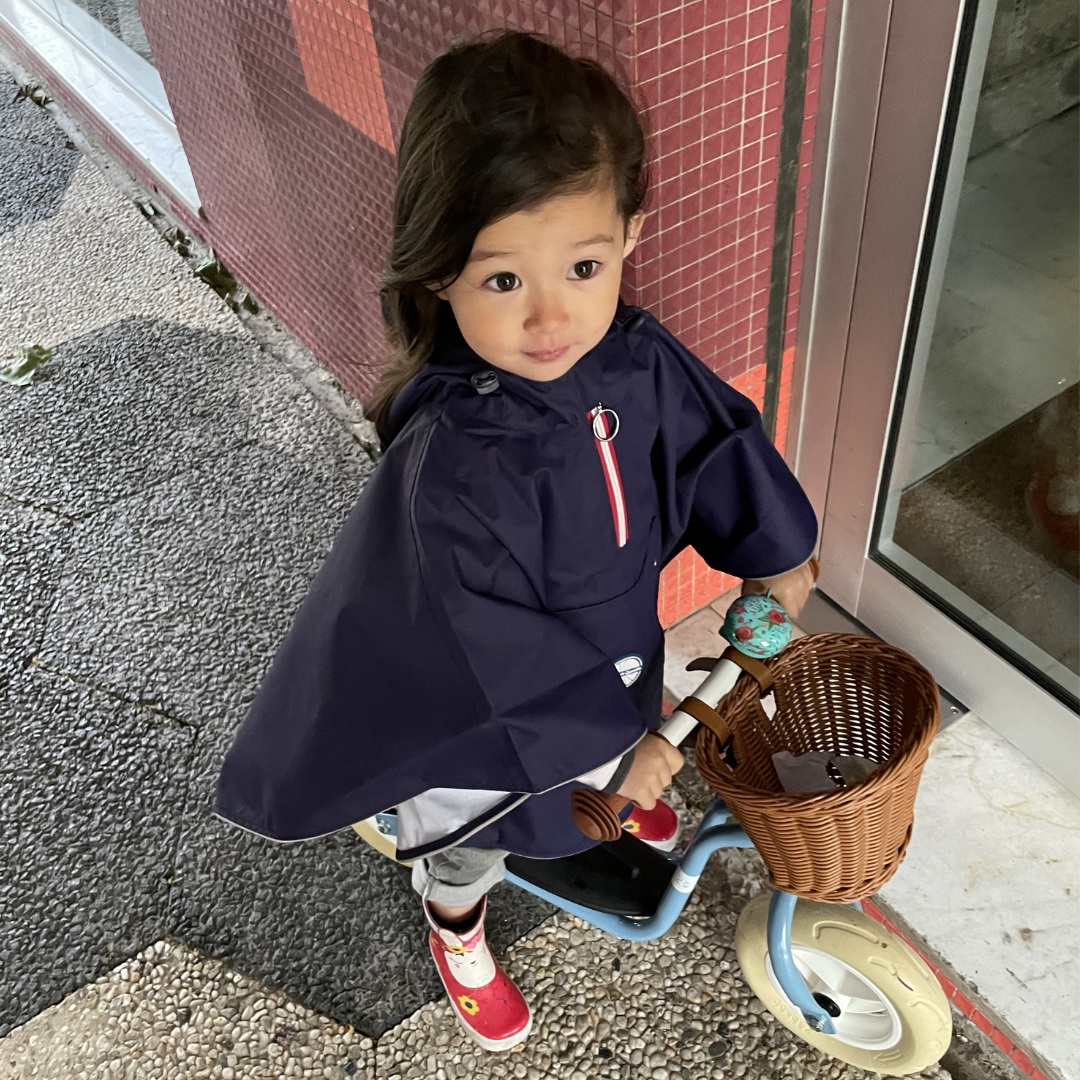 Cape de pluie vélo enfant Le Temps des Grenouilles