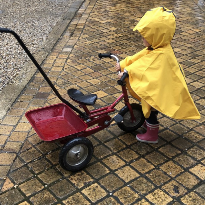 Cape de pluie vélo enfant Le Temps des Grenouilles