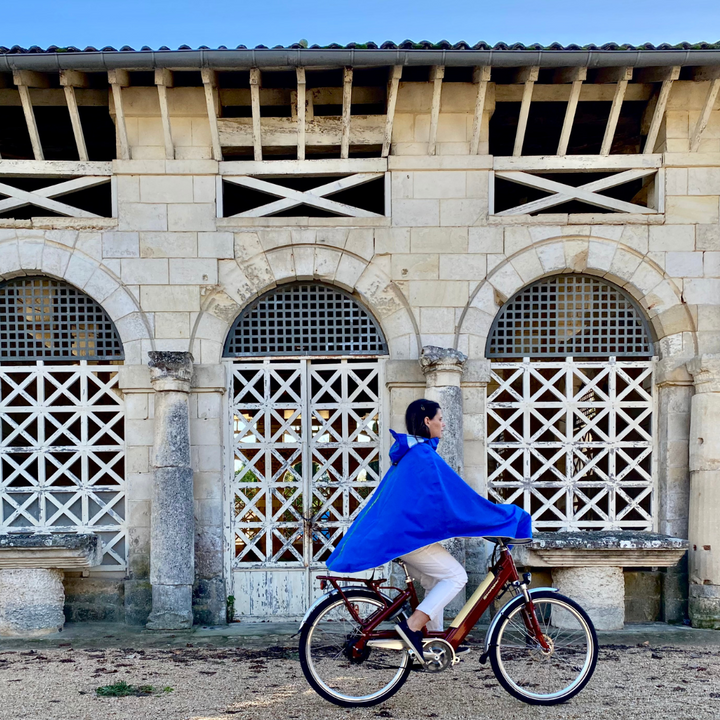 Cape de pluie vélo Le Temps des Grenouilles - Coloris Cap Comorin