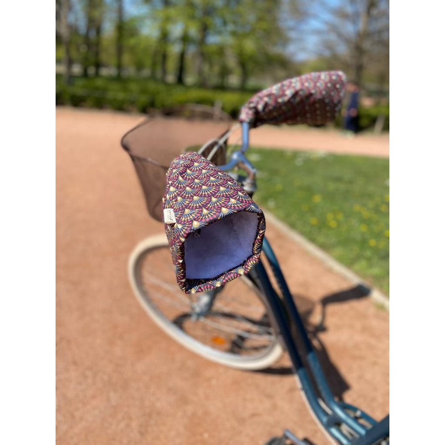 Cache oreilles de casque vélo de Mireille (amovibles)