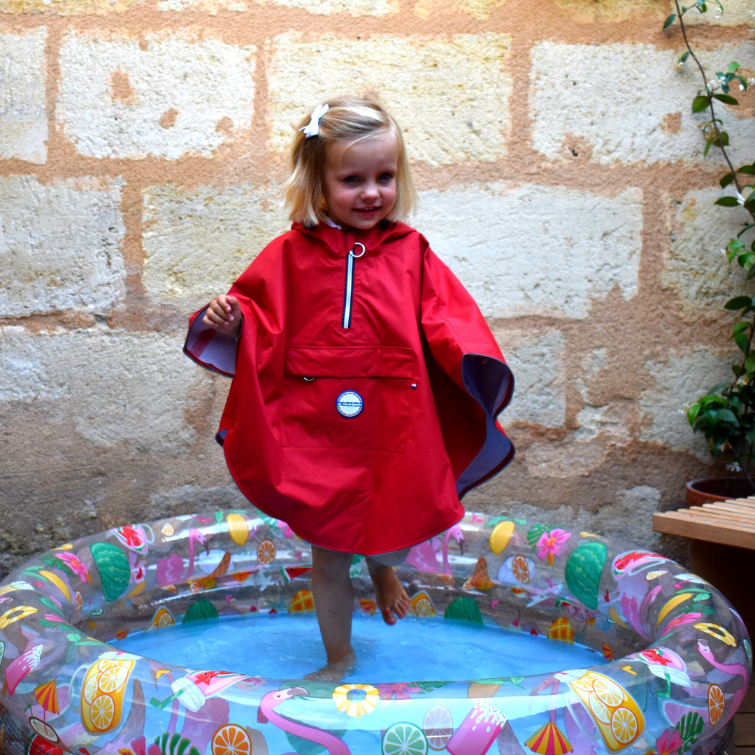 Cape De Pluie Et Pantalon Vélo Enfant Dinosaures - Ensemble Imperméable Tout-Petit Garçon